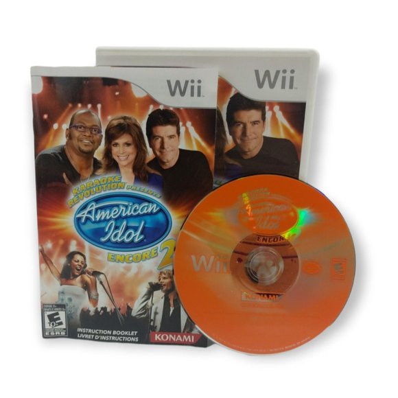 Karaoke Revolution Presents American Idol Encore 2 Nintendo Wii 2008 Complete - Picture 1 of 3